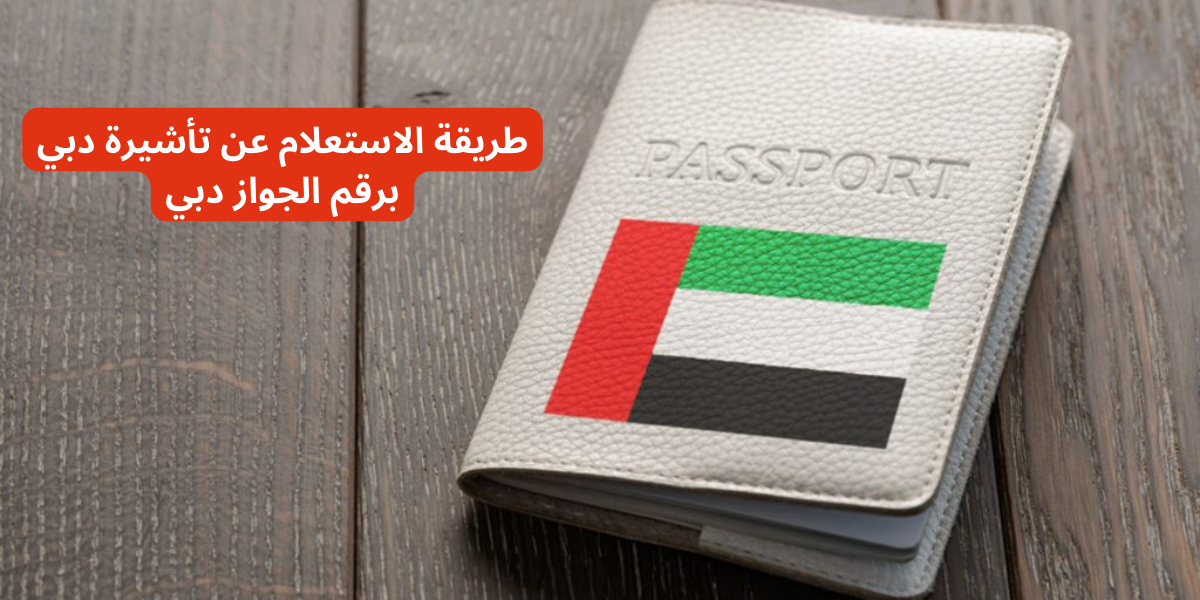 طريقة الاستعلام عن تأشيرة دبي برقم الجواز دبي