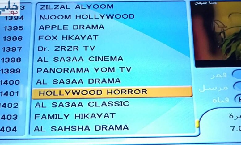 من الان ضبط تردد قناة نجوم هوليوود رعب الجديد Hollywood Horror 2024